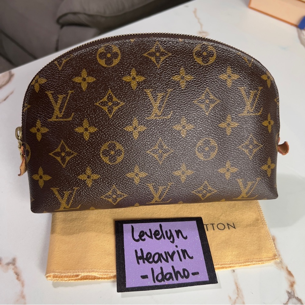 Authentic Louis Vuitton Cosmetic GM Pouch Monogram